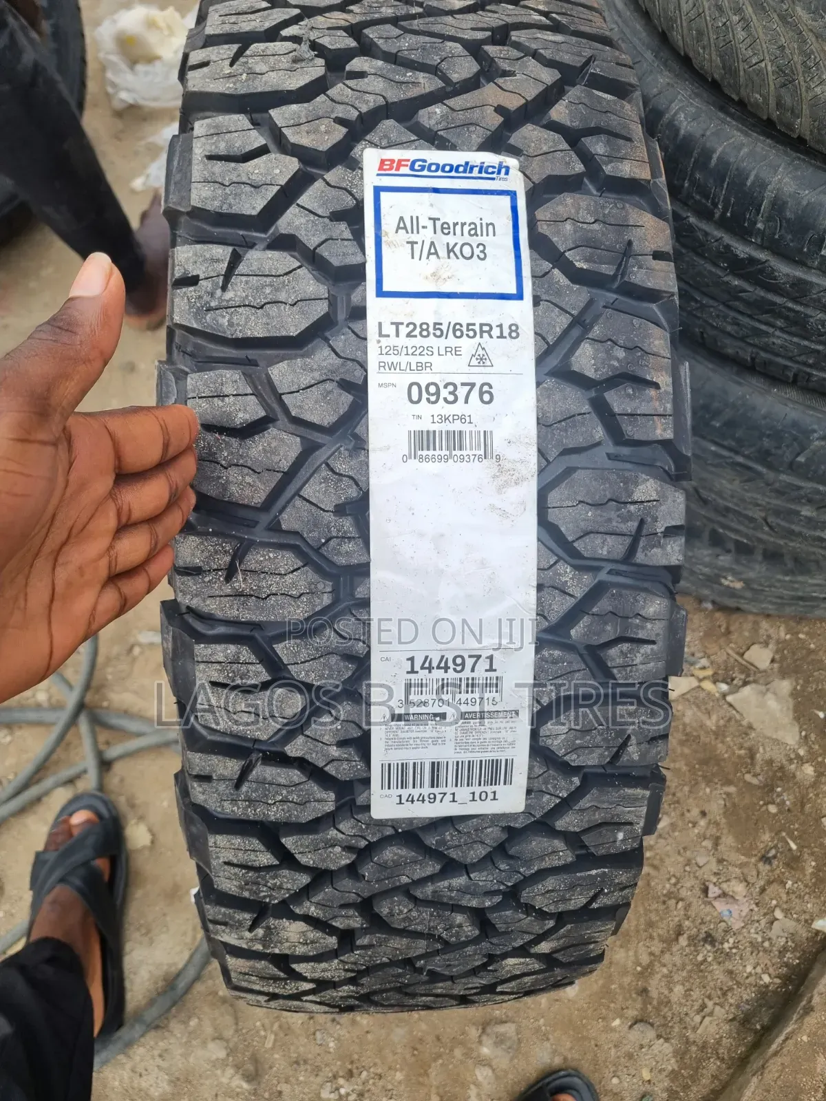 BrandNew BFGoodrich All-Terrain T/a Tyres–LT285/65r18 Made in U.S.A.
