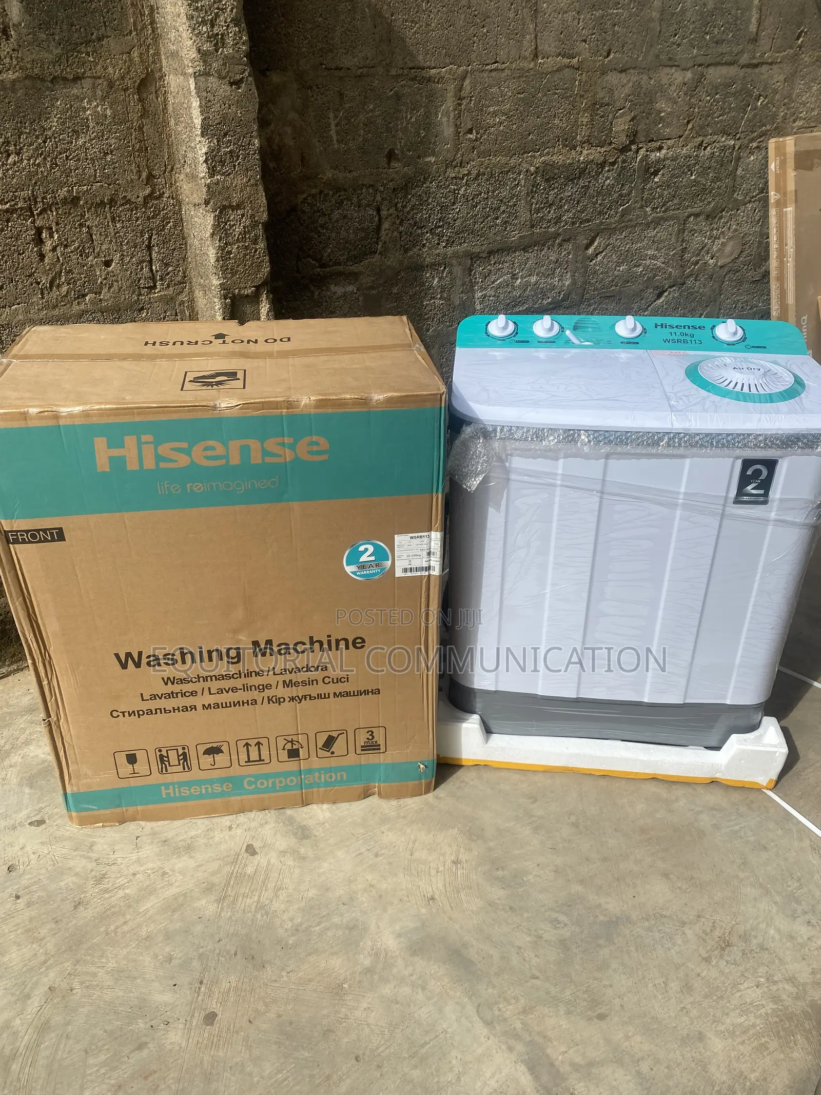 Hisense WSRB113 Large Capacity Washer 11KG