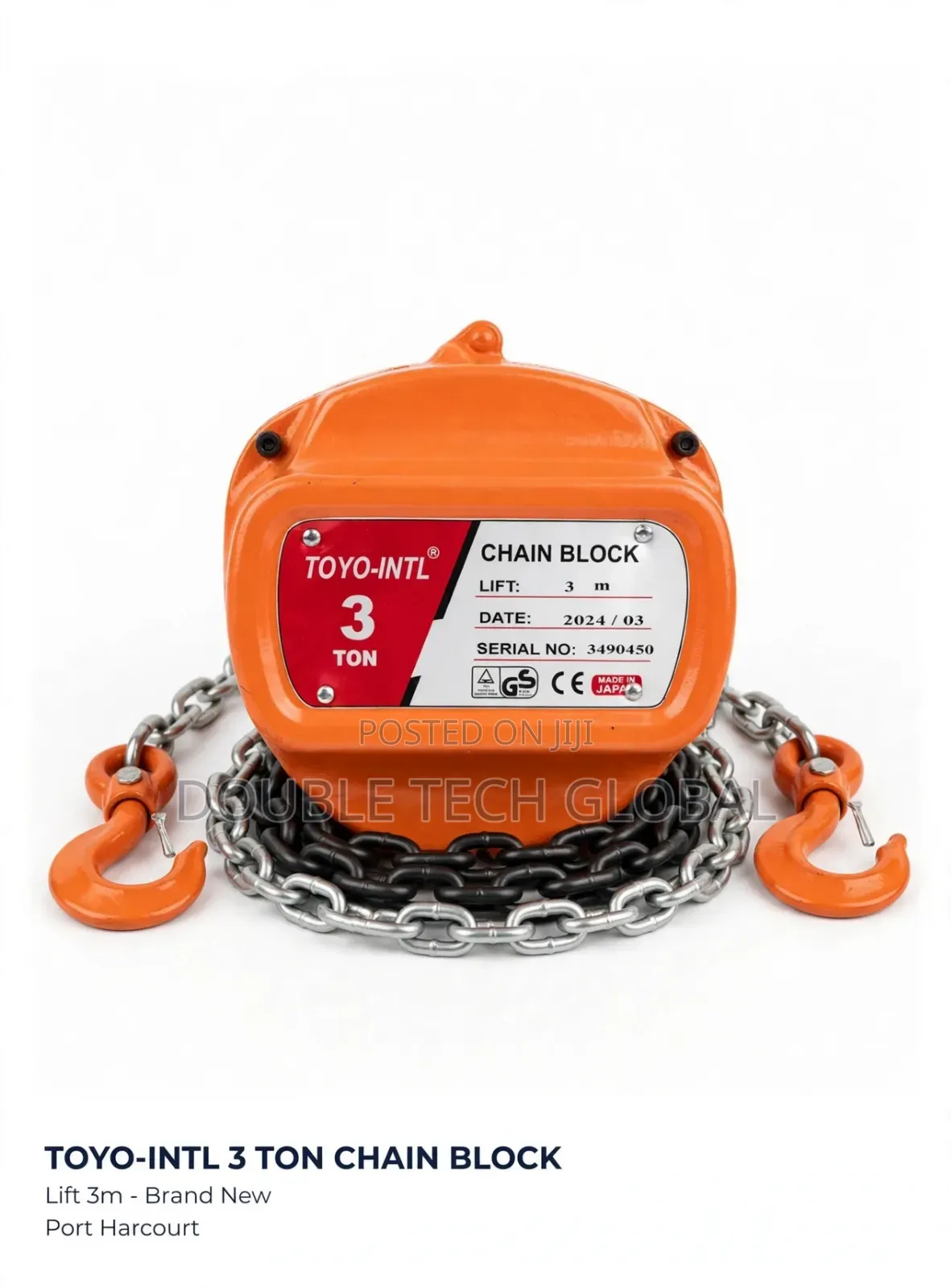3TON Chain Block / Chain Hoist
