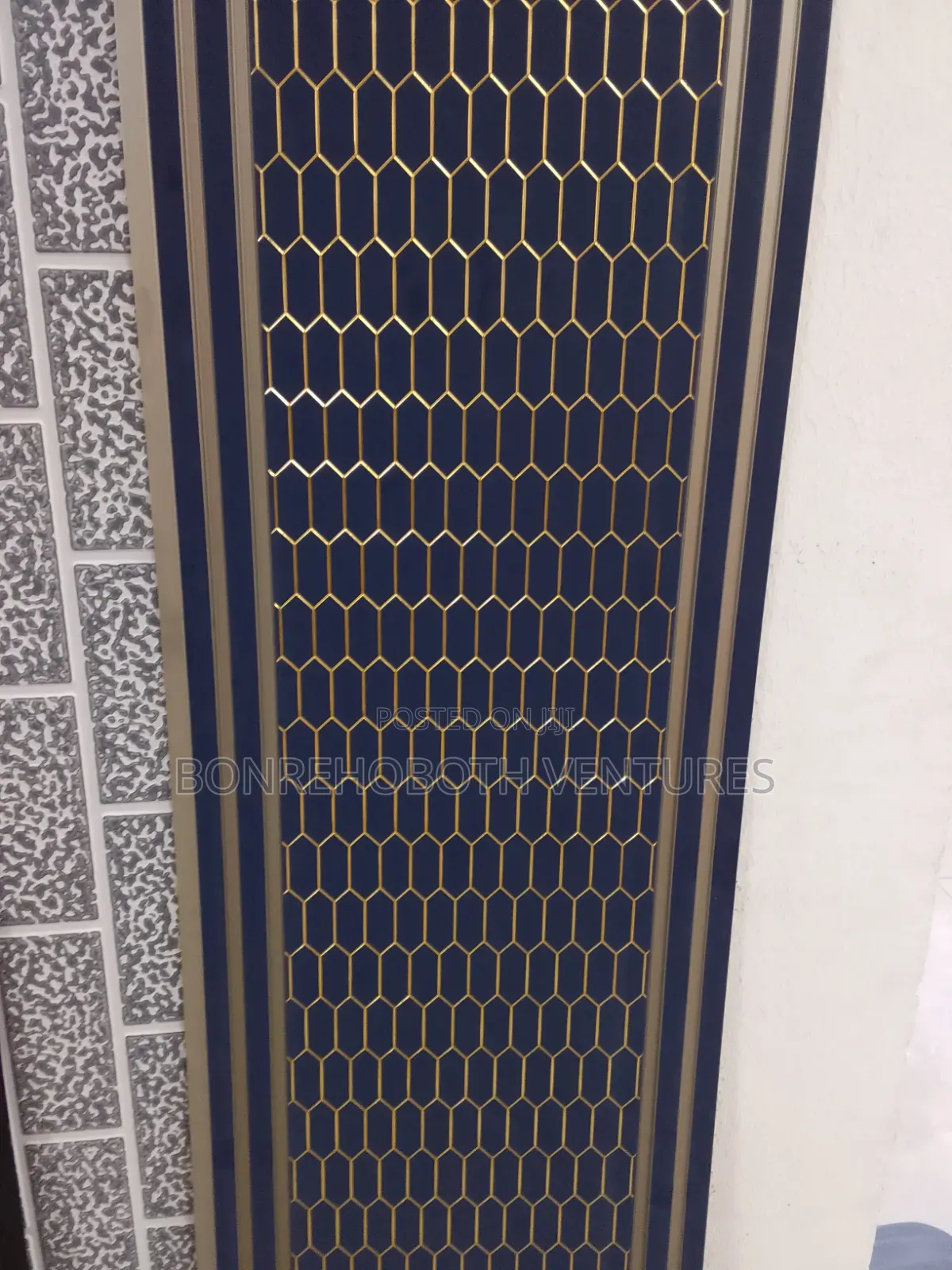 Charcoal Louver Wall Panel