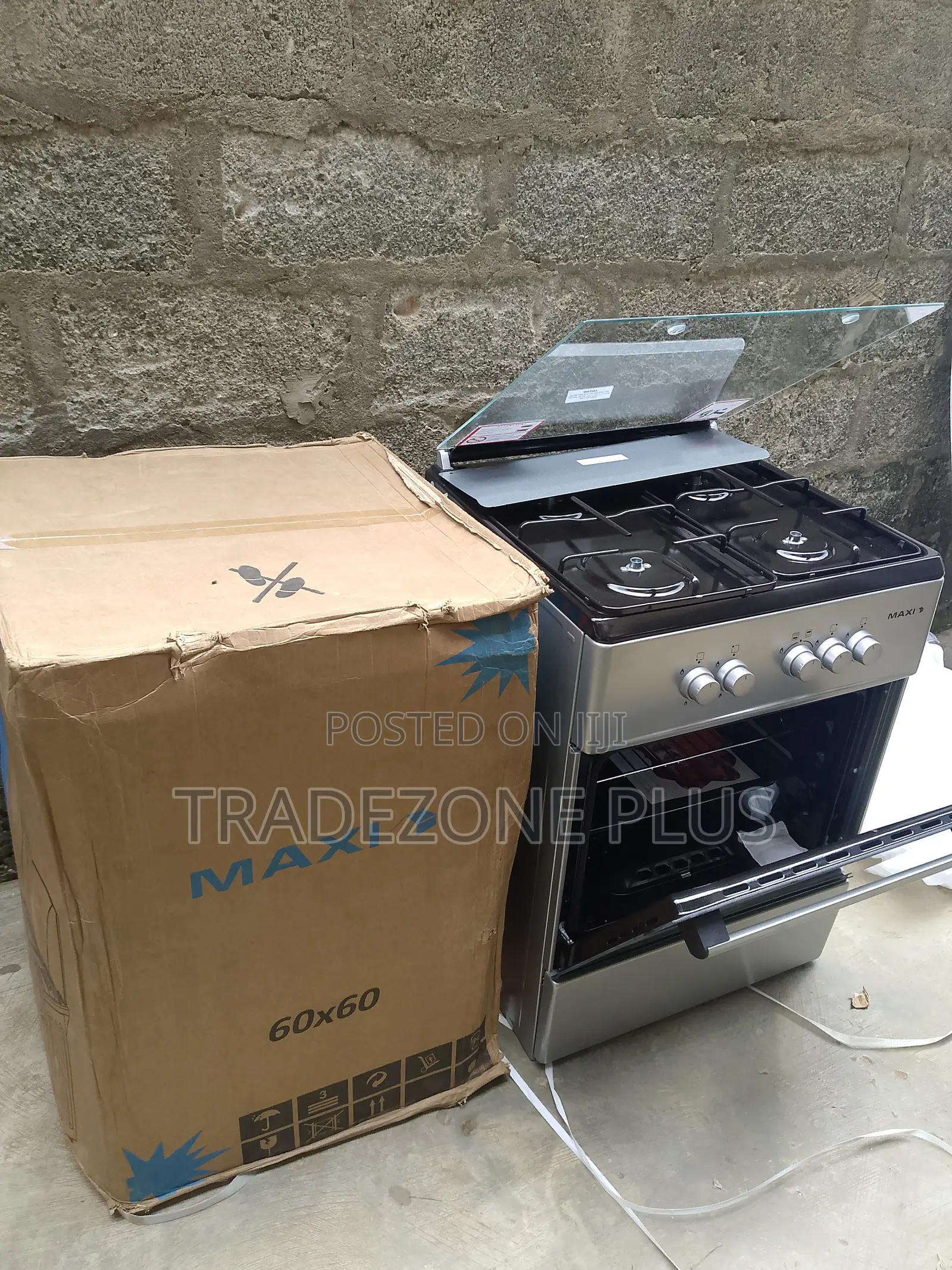 4-Burner Maxi Standing Cooker – Great Kitchen Addition