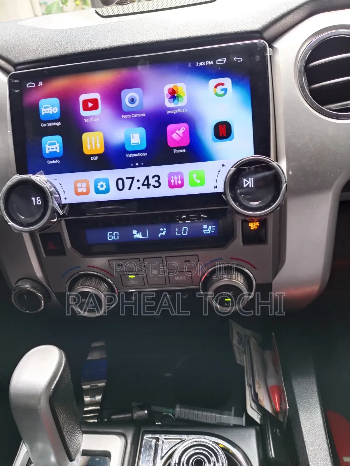 Toyota Tundra 2015 to 2019 Android Auto Car Play