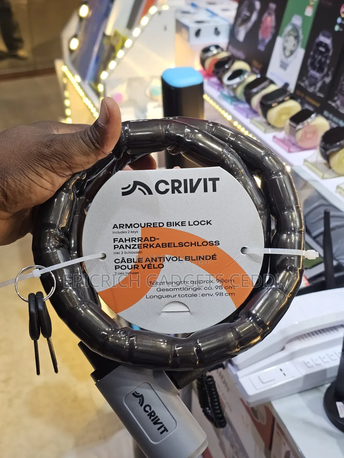 CRIVIT Armored Bike Lock