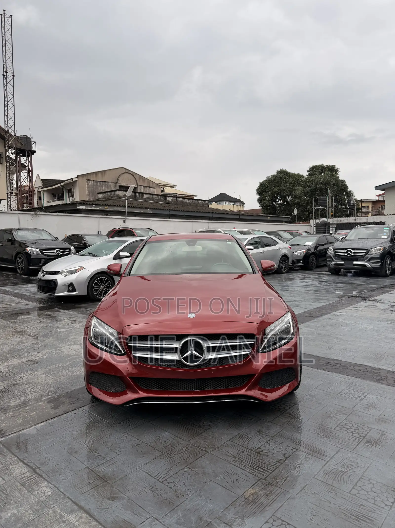 Mercedes-Benz C300 2016 Red