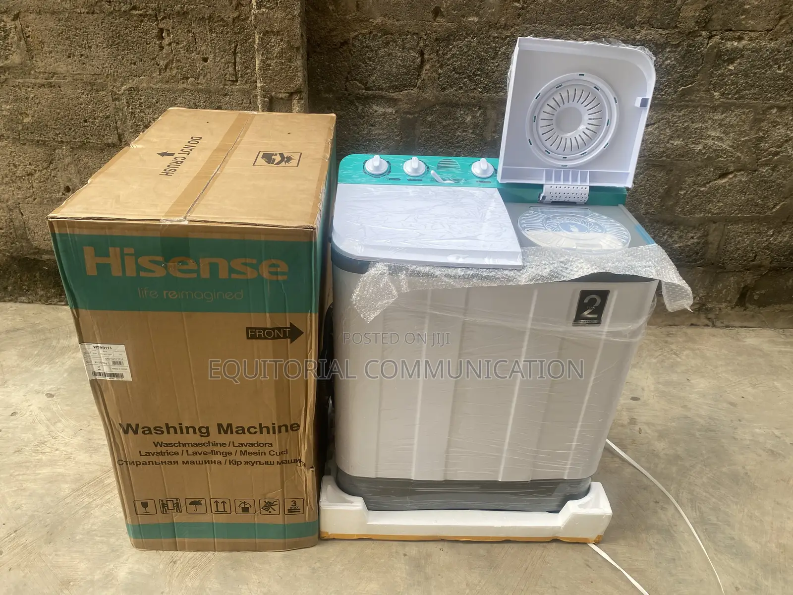 Hisense 11KG Household Washing Machine White