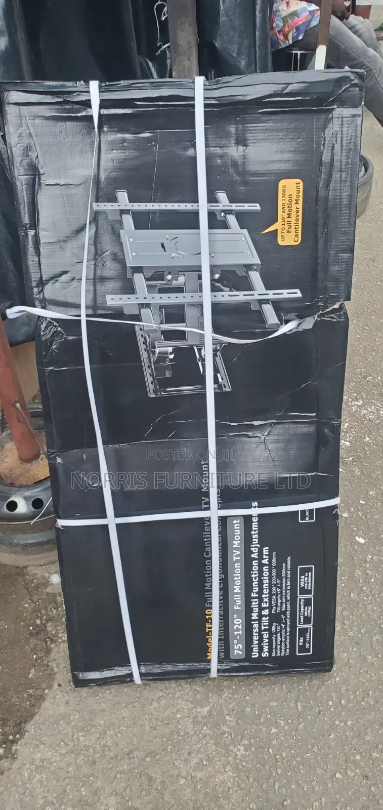 75" to 130" Full Motion Wall Mount TV Hanger