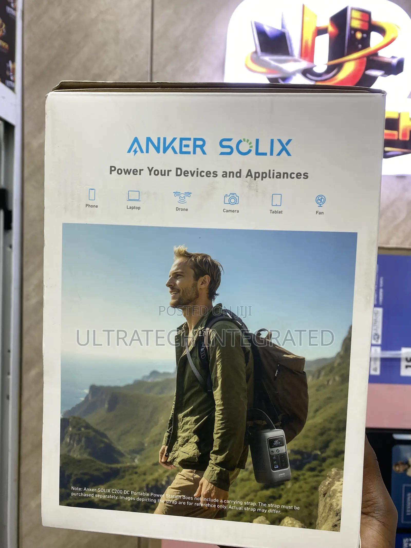 Anker SOLIX C200 DC Power Bank Station, Outdoor Portable Power Station