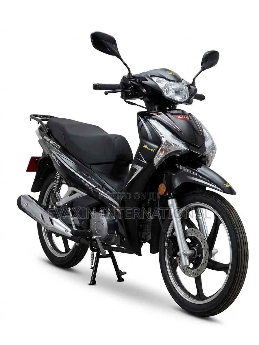 New Royal Motorcycle 2024 Black