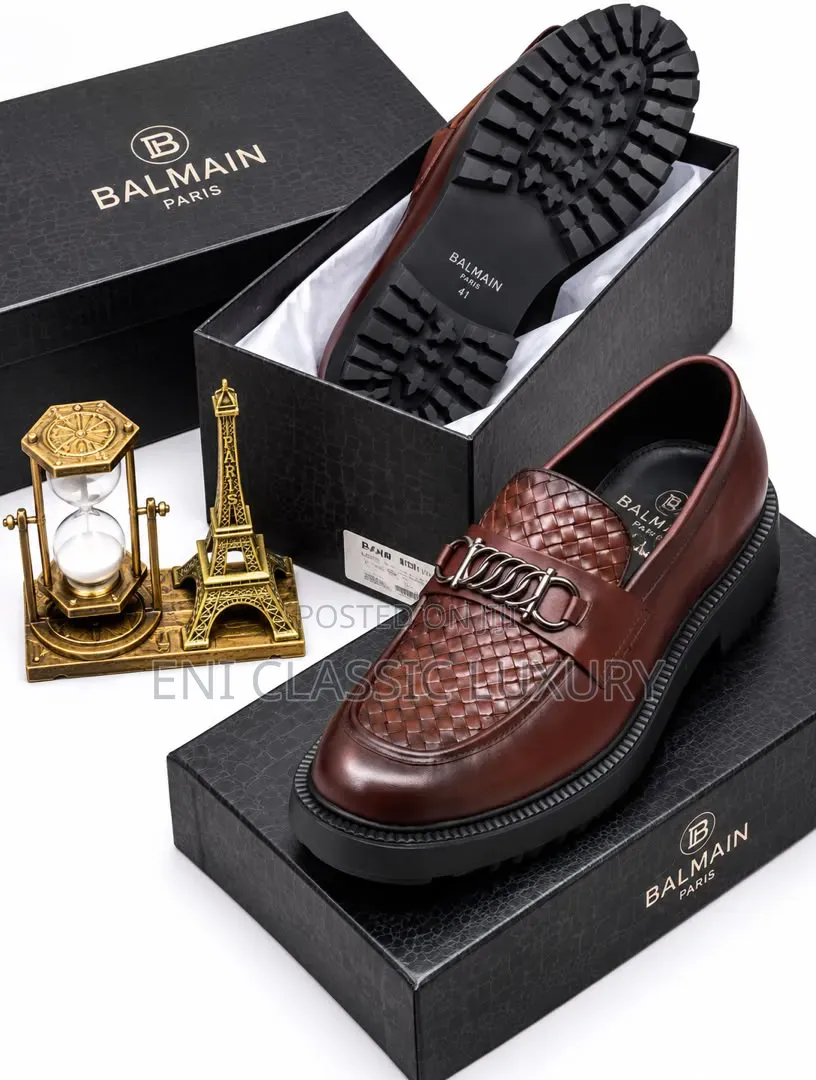 Top Notch Luxury Men's Shoes Collection Balmain Best Quality
