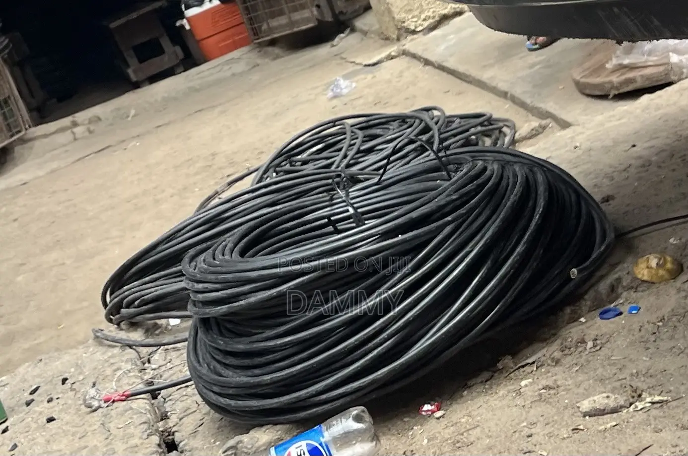 Black Electrical Flexible Cables
