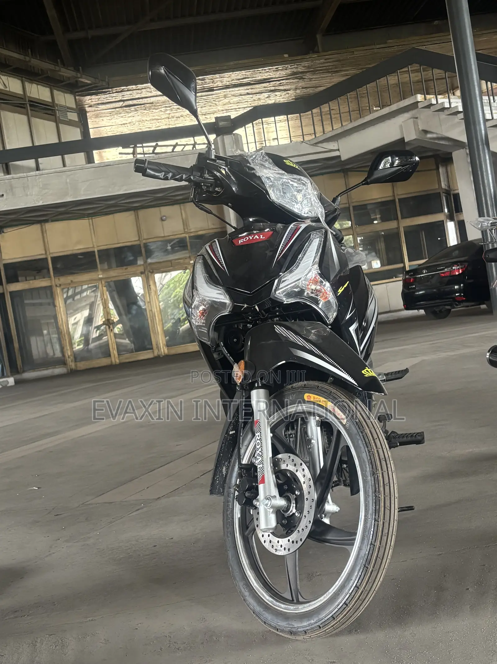 New Royal Motorcycle 2024 Black