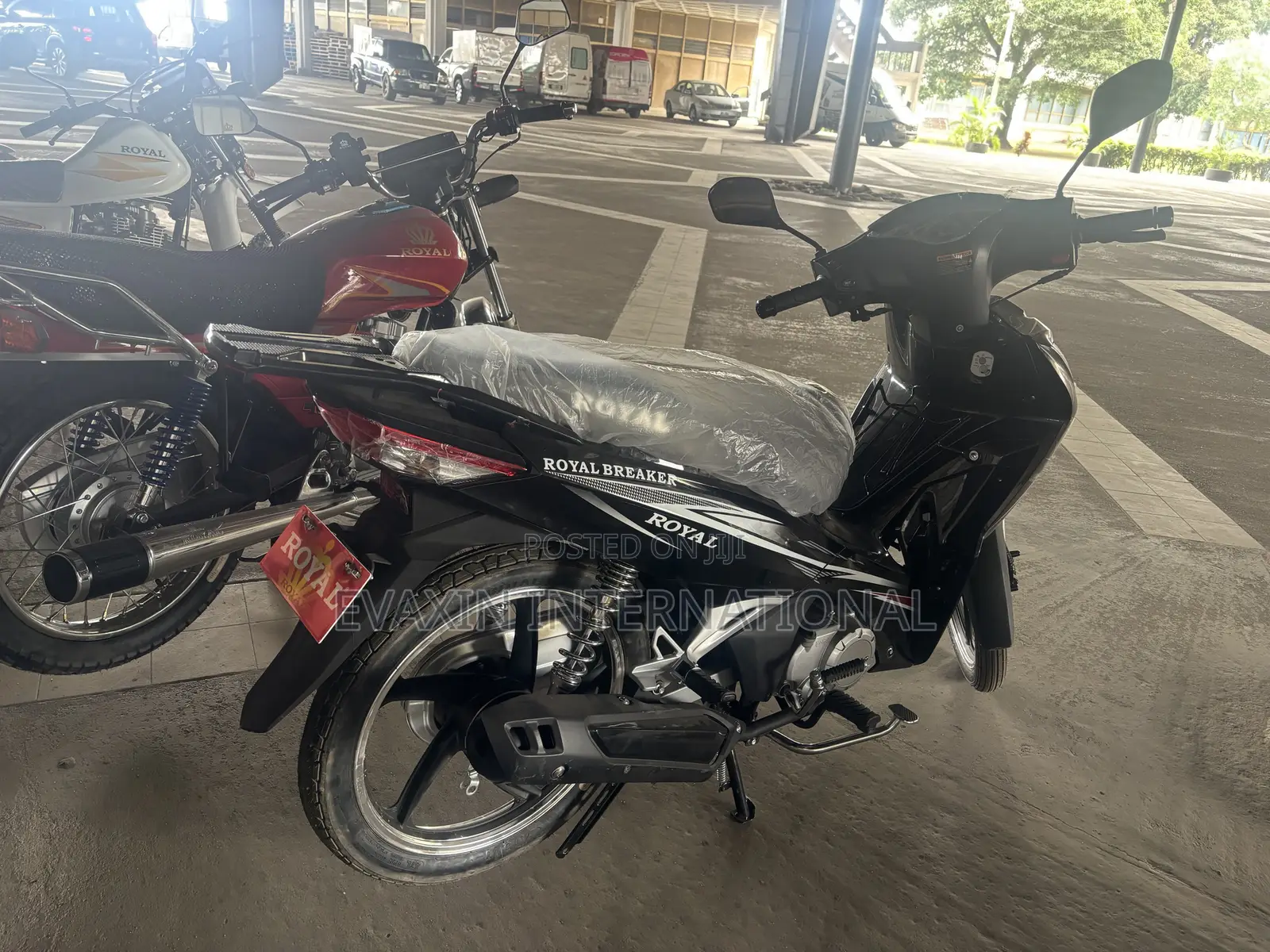 New Royal Motorcycle 2024 Black