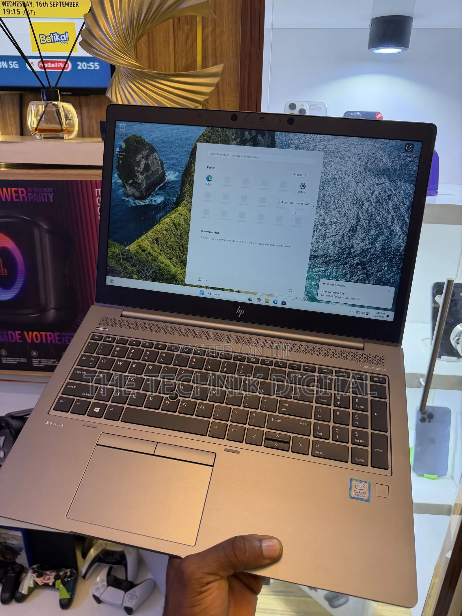 Laptop HP ZBook 15 G6 16GB Intel Core i7 SSD 256GB