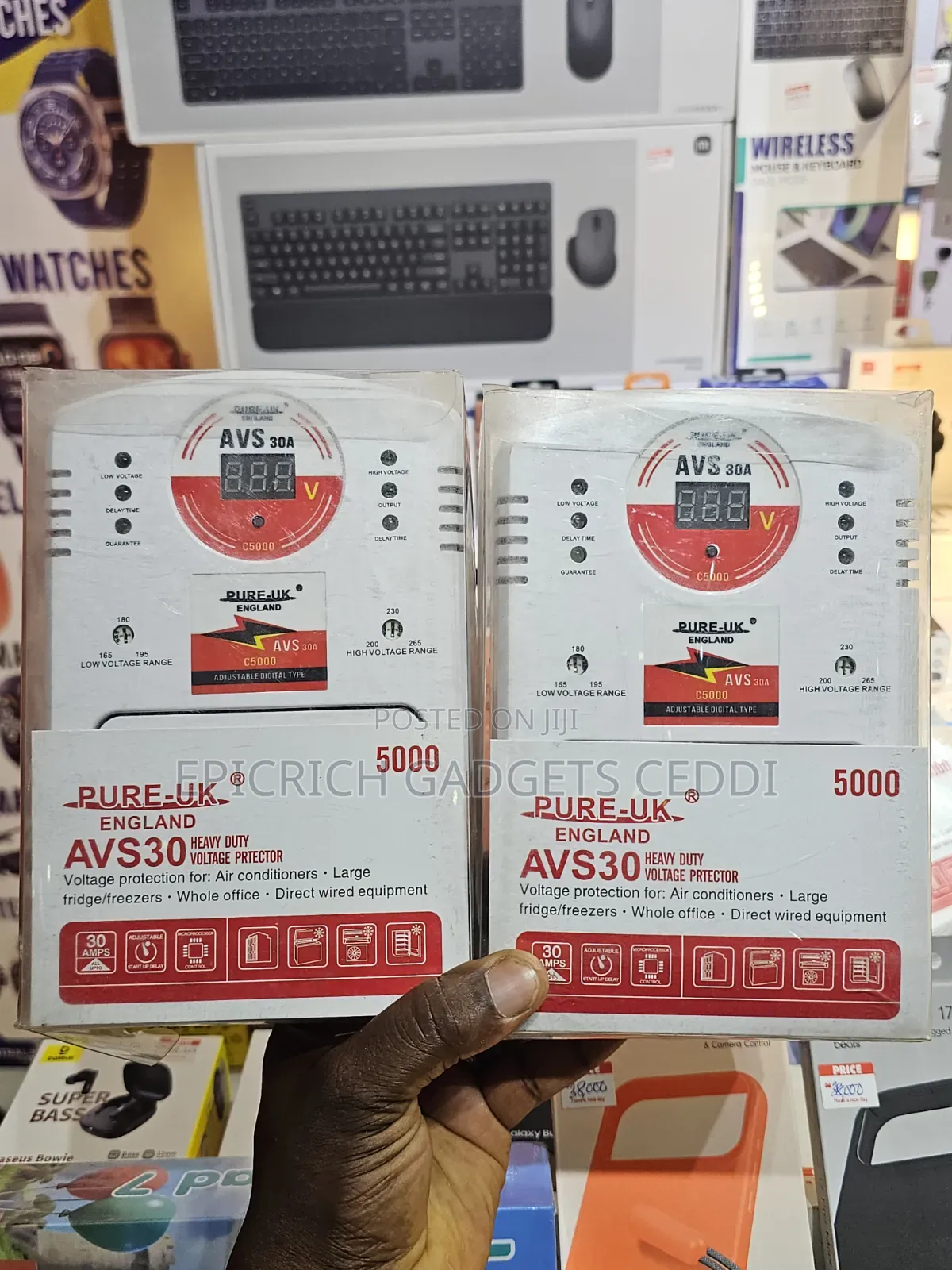 PURE-UK AVS 30amps for Air Conditioners, Freezers, and More.