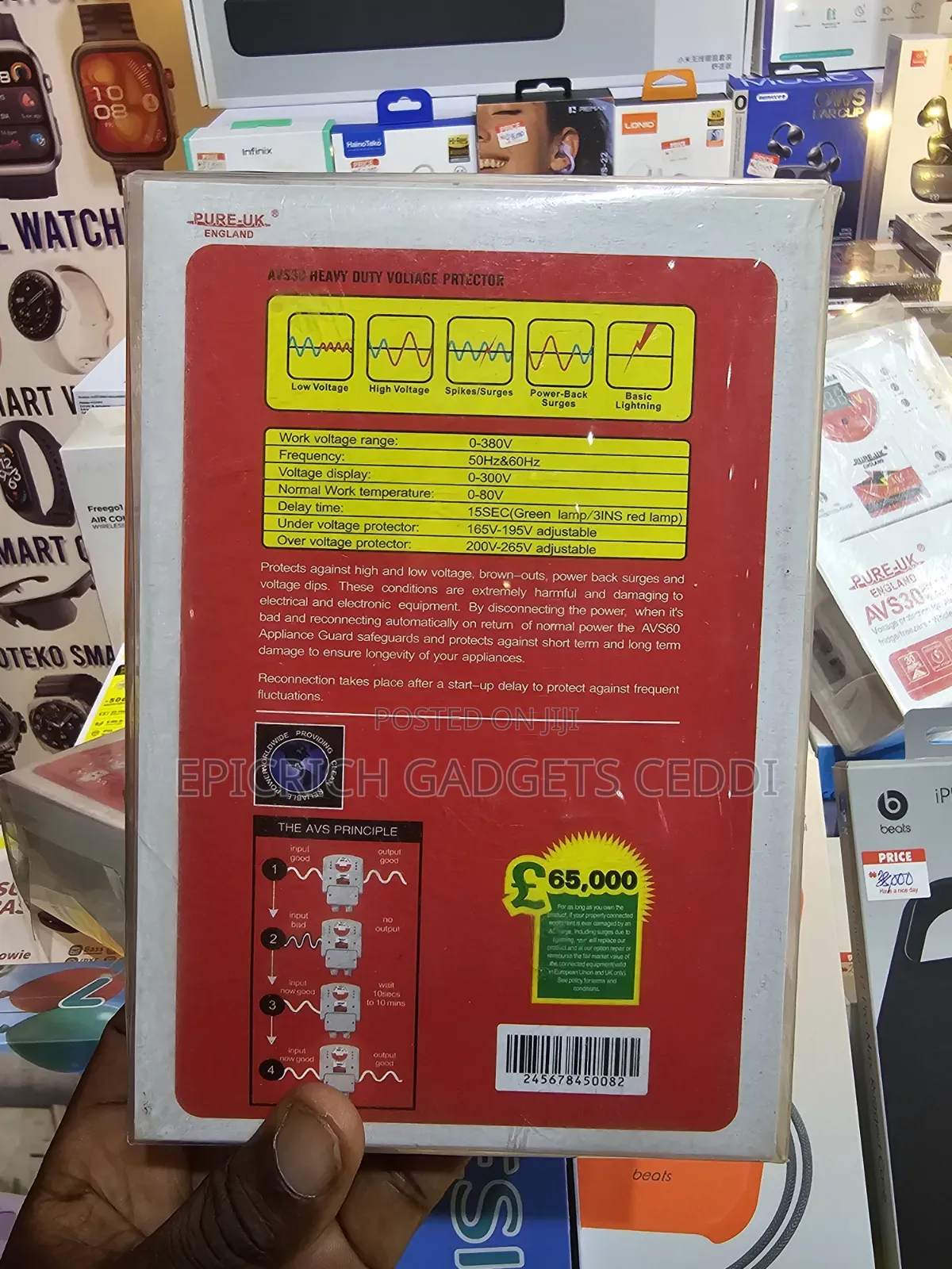 PURE-UK AVS 30amps for Air Conditioners, Freezers, and More.