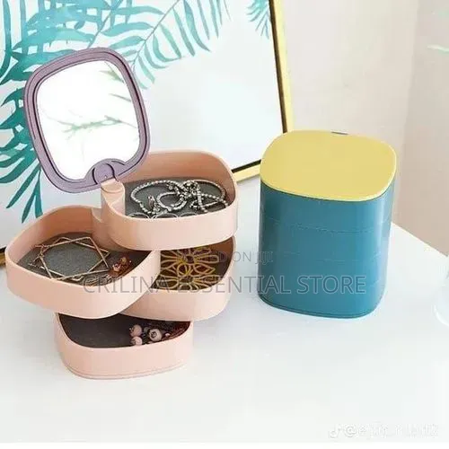 Multi-Layered Rotating Jewelry Organizer