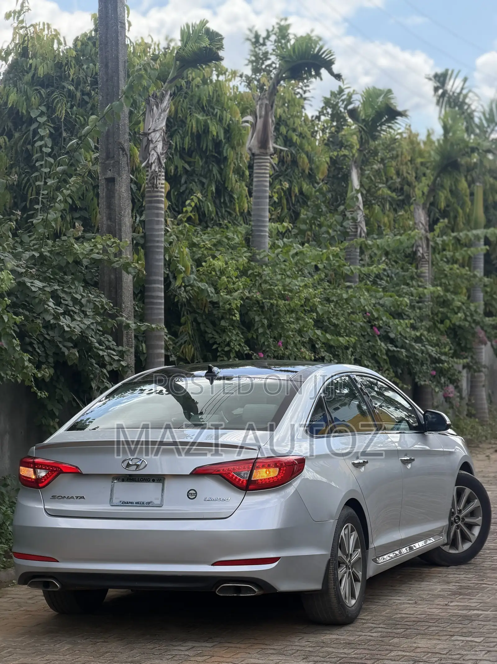 Hyundai Sonata Limited 2.0T Seban (2.0L 4cyl 6A) 2016 Silver