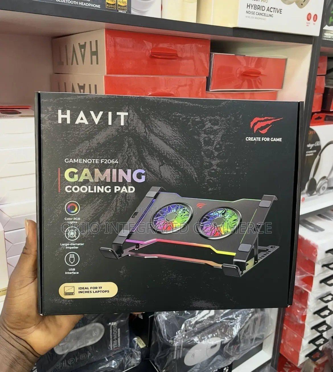 Havit Gamenote F2064 RGB Gaming Cooling Pad