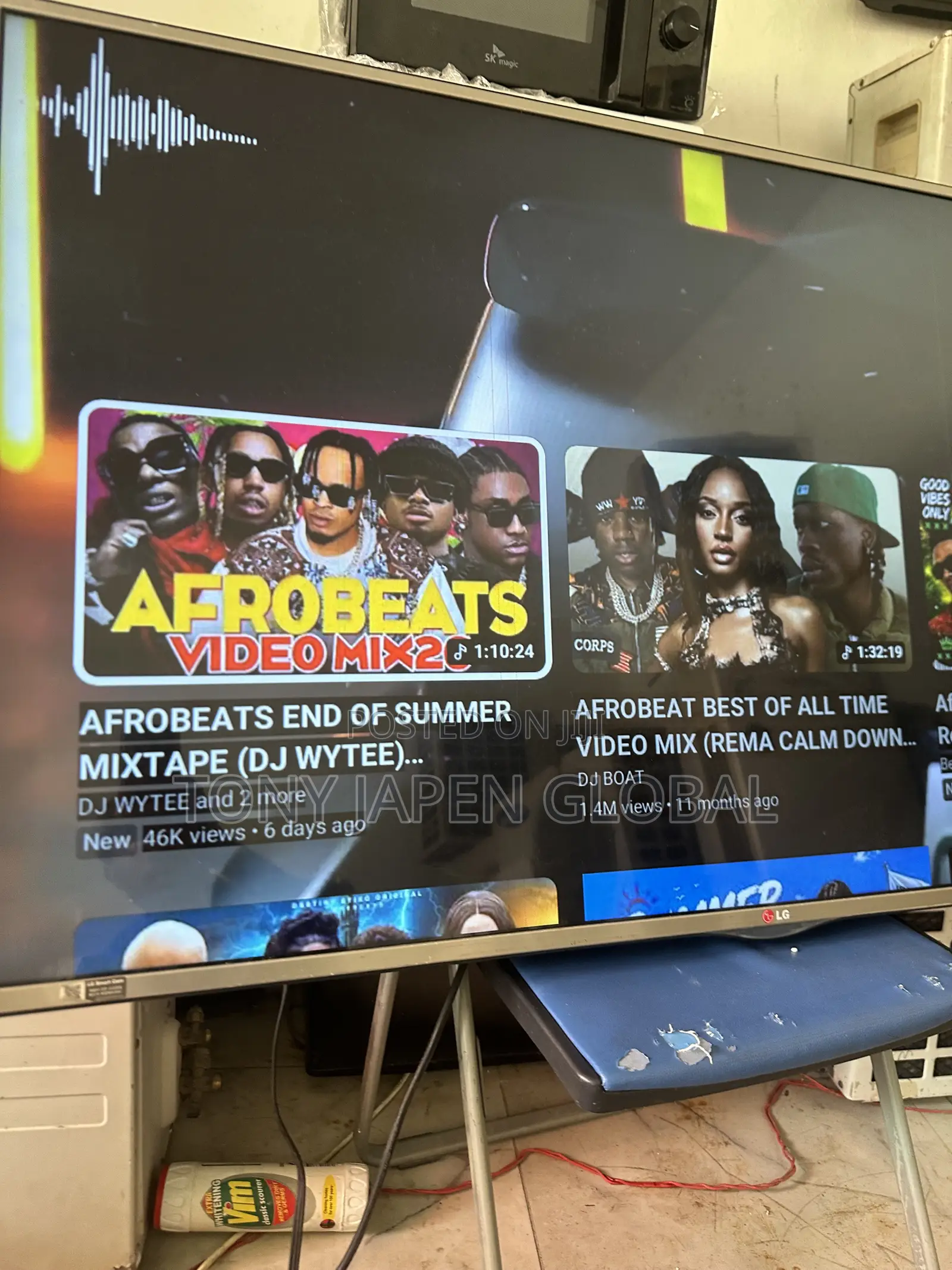 Foreign Uk Used 55inch LG Smart TV Line Defect