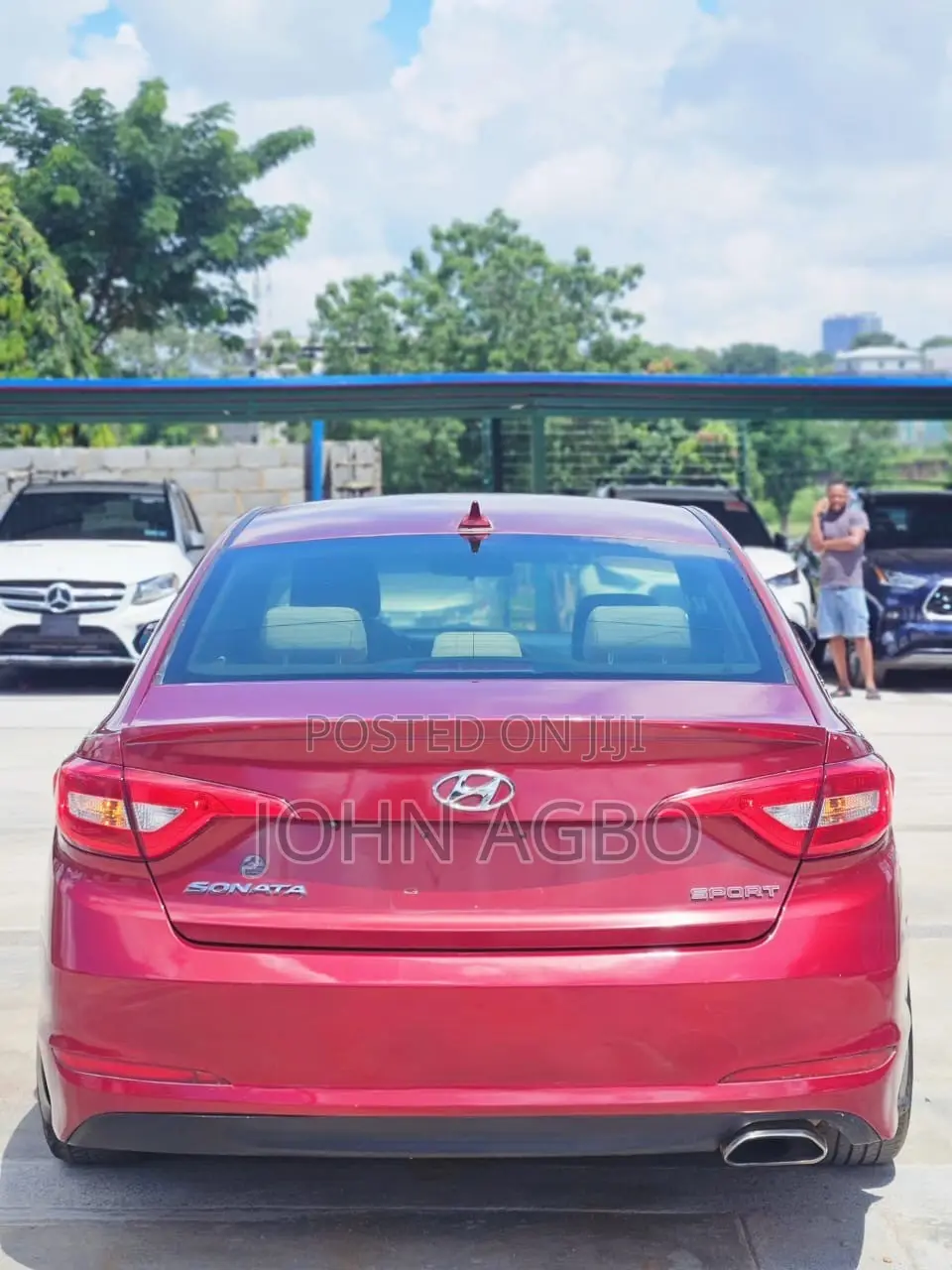 Hyundai Sonata 2015 Red