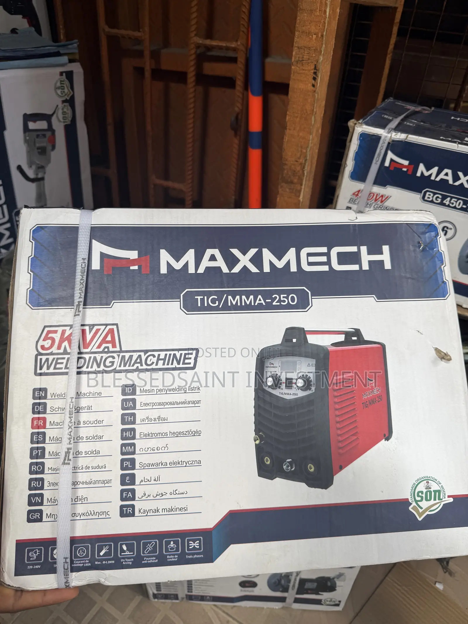 Maxmech TiG/MMA-250 Maxmech ARGON WELDING MACHINE TIG/MMA 250