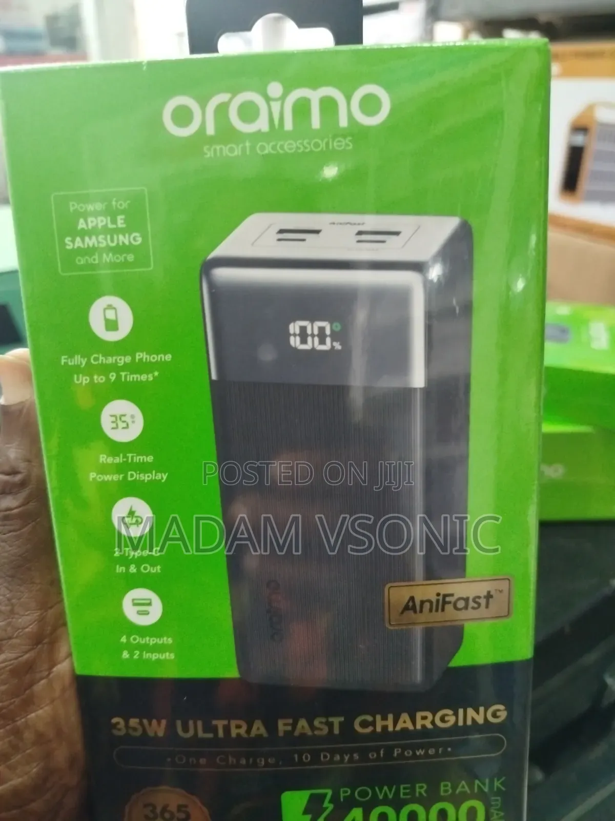 Oraimo 35w 400000mah Opb-741q