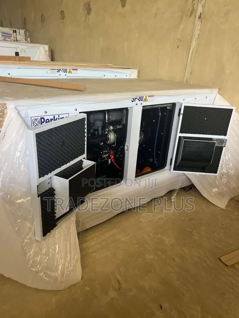 Perkins Soundproof 80KVA Genset – Reliable Power Backup