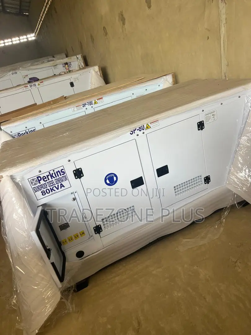Perkins 80KVA Generator – Soundproof Power Equipment