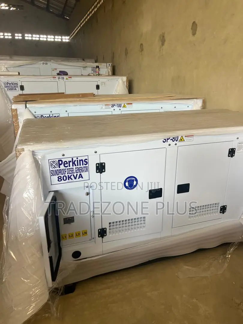 80KVA Perkins Silent Generator for Commercial Use