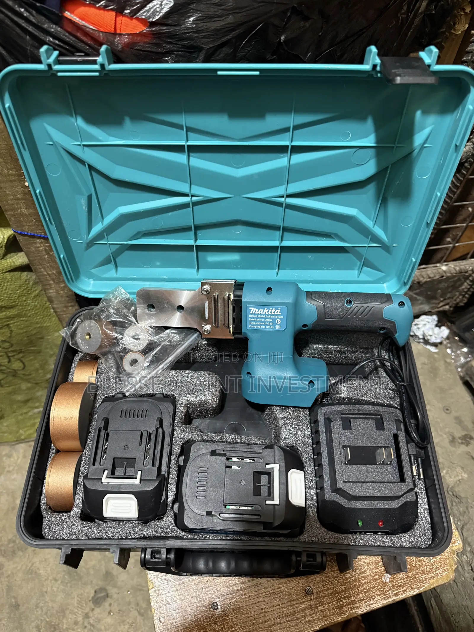 Makita Cordless PPR Pipe Welding Machine With Batteries Indicator