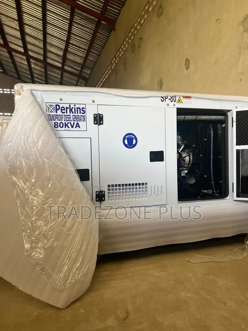 Perkins Soundproof 80KVA Generator – Business Power Solution