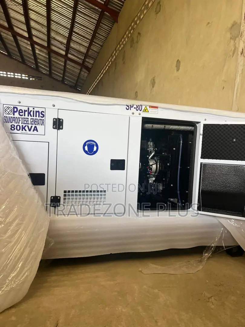 Perkins Soundproof 80KVA Generator – Business Power Solution