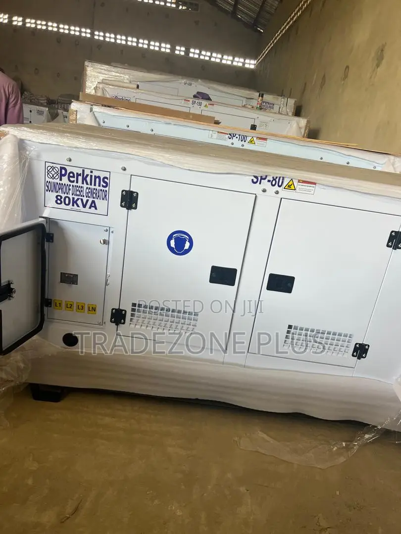 Perkins 80KVA Soundproof Generator – Dependable Power Equipment