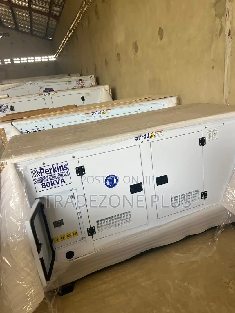 80KVA Perkins Soundproof Genset – Available for Purchase