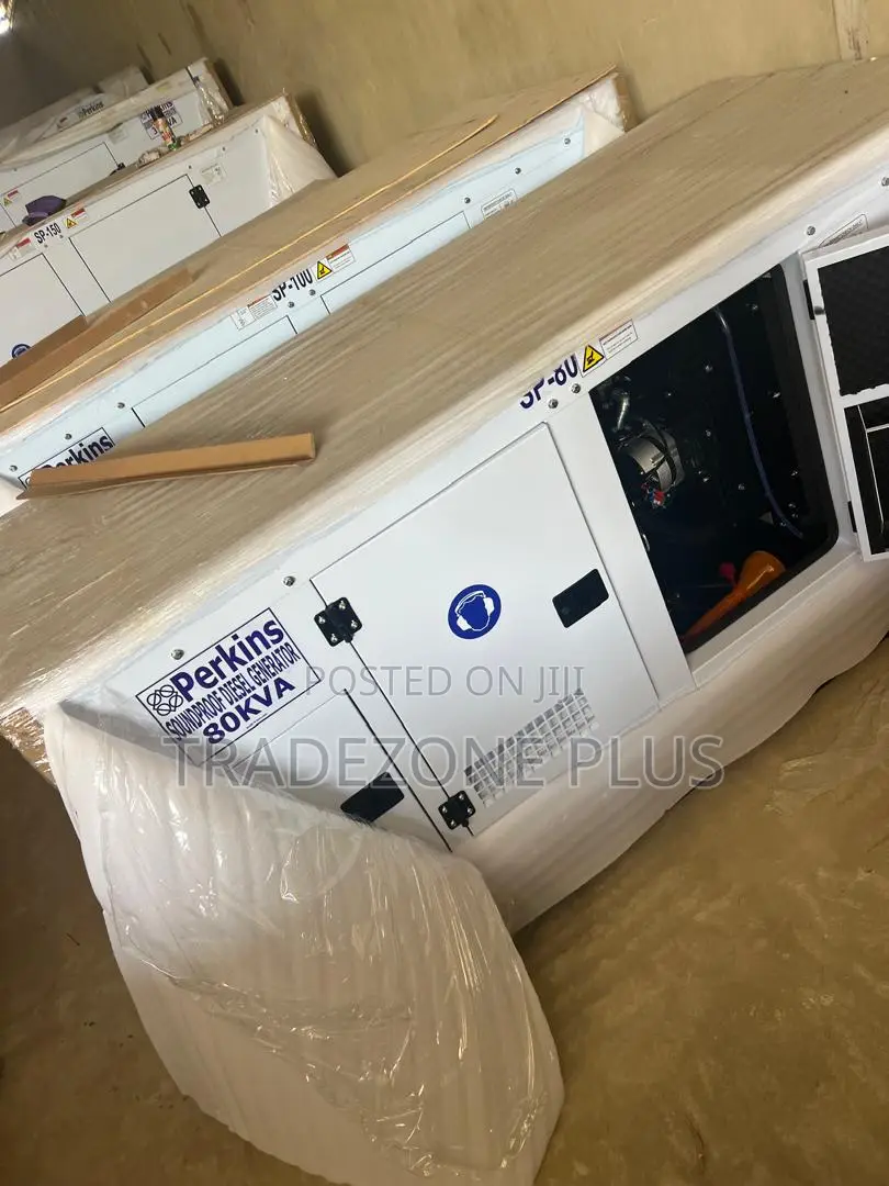 Perkins Soundproof 80KVA Genset – Upgrade Your Power Supply