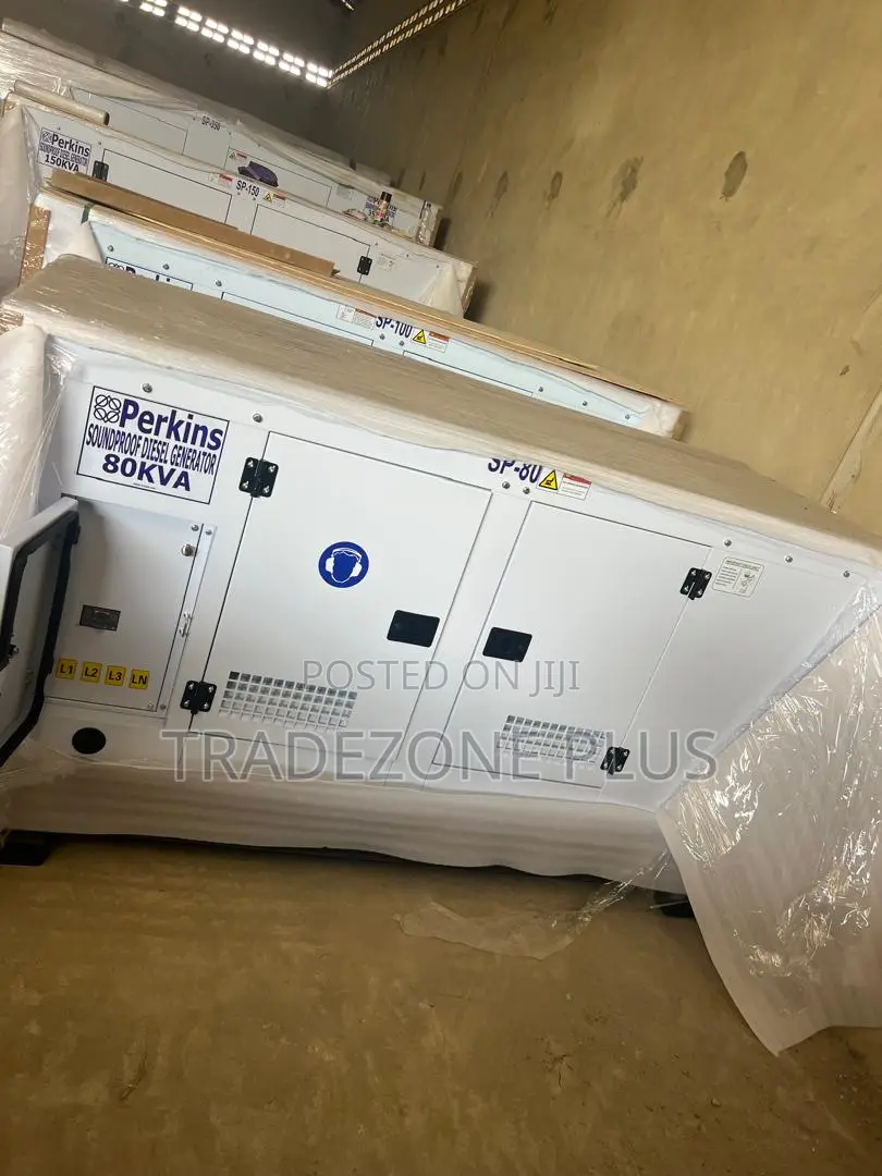 80KVA Perkins Soundproof Genset – Reliable Power Addition