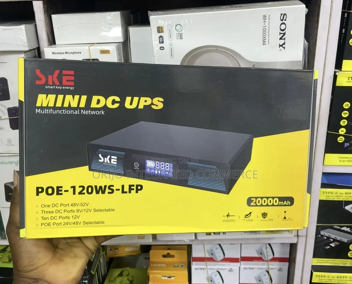 Ske 20000mah Poe-120ws-LFP Mini Dc Ups 120w Power Bank