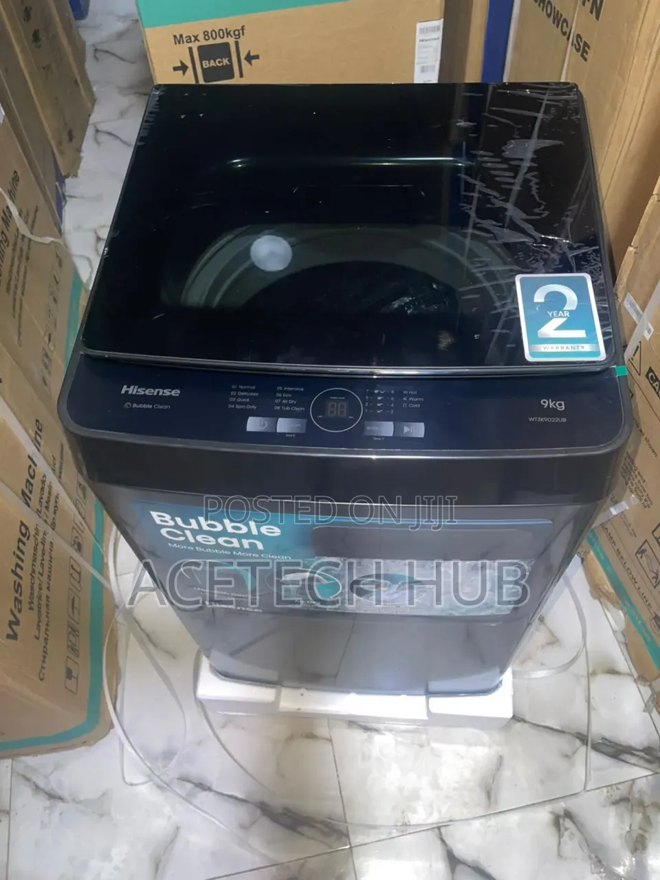 Enjoy Stress-Free Laundry With Hisense 9kg Washer