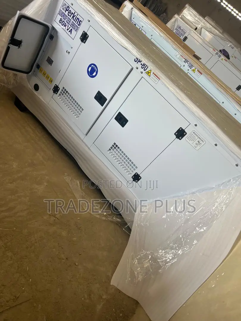 80KVA Perkins Genset – Soundproof Backup Power System