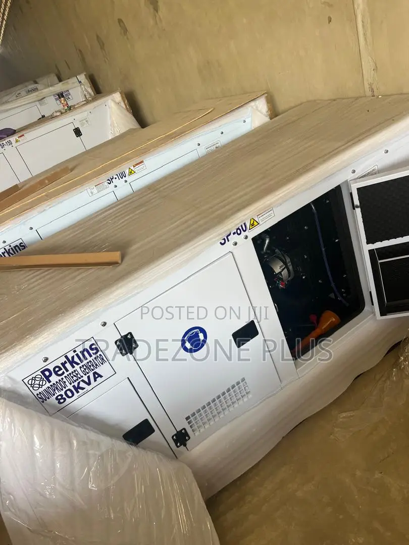 80KVA Perkins Genset – Soundproof Backup Power System