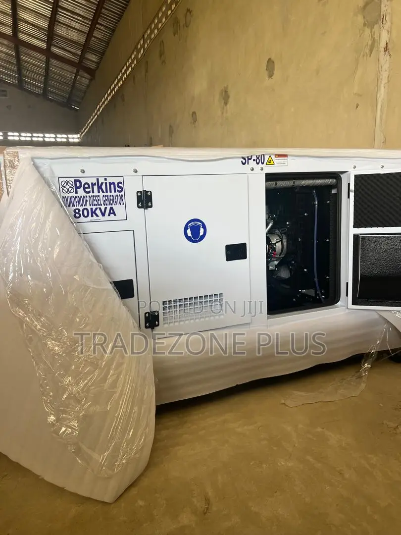 Perkins Soundproof 80KVA Genset – Reliable Business Power