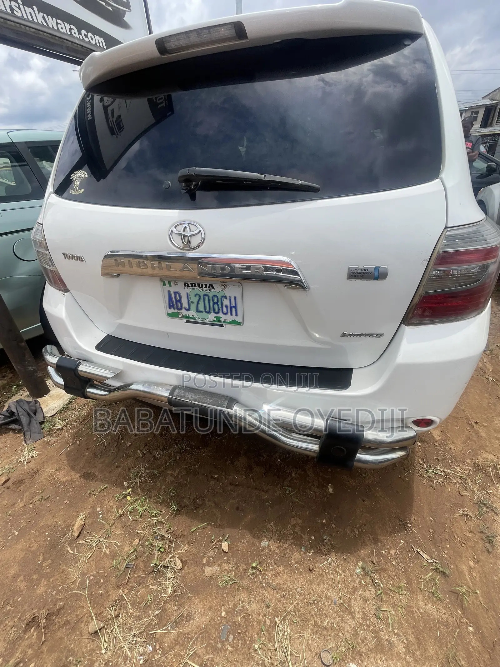 Toyota Highlander Hybrid Limited 2008 White