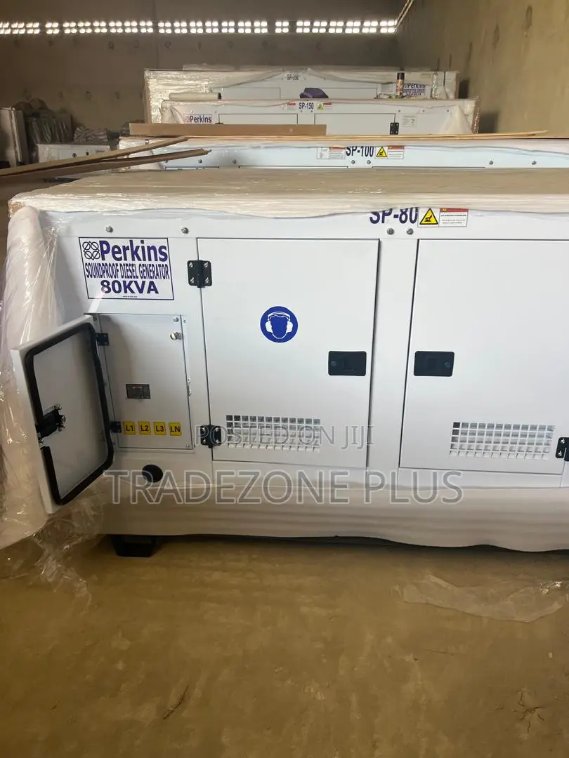 Perkins Soundproof 80KVA Generator – Great Value Power Equipment