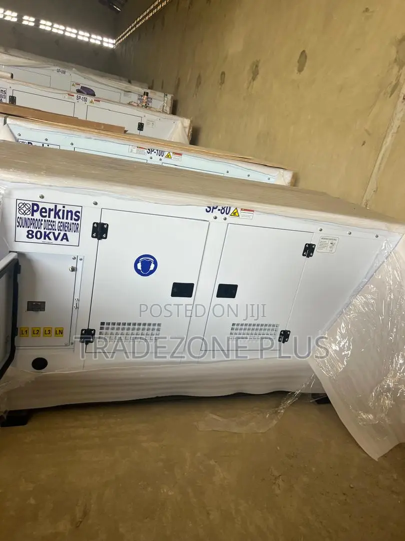 Perkins Soundproof 80KVA Generator – Great Value Power Equipment
