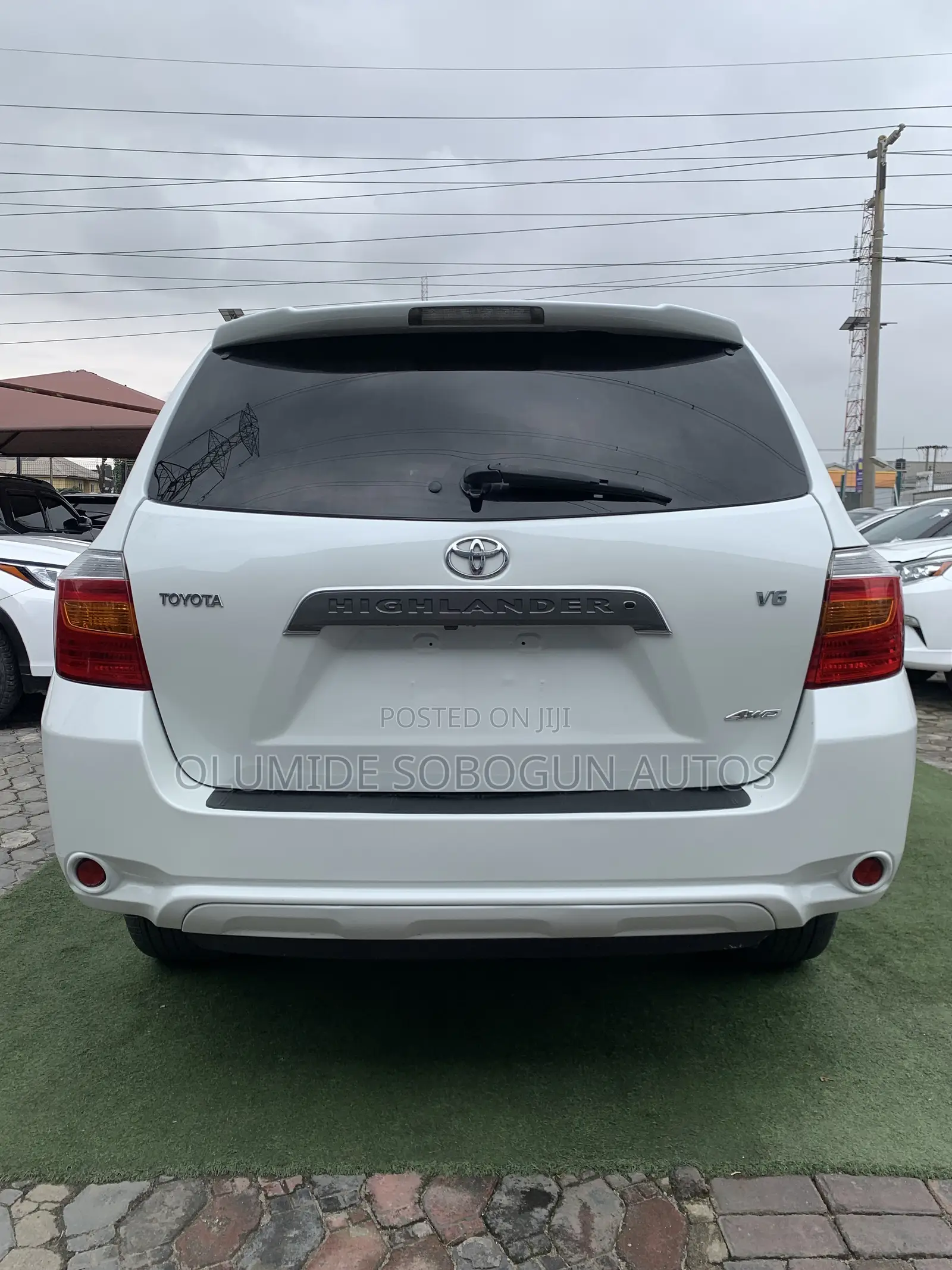 Toyota Highlander Limited 2008 White