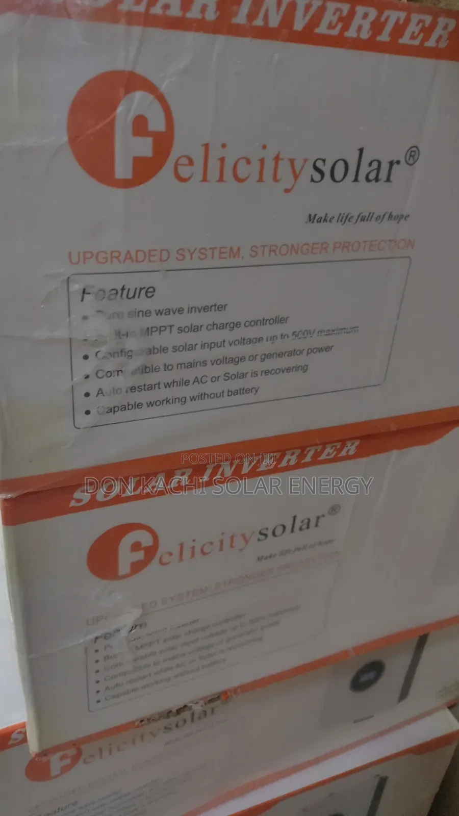 6kva 48v Felicity Hybrid Solar Inverter.