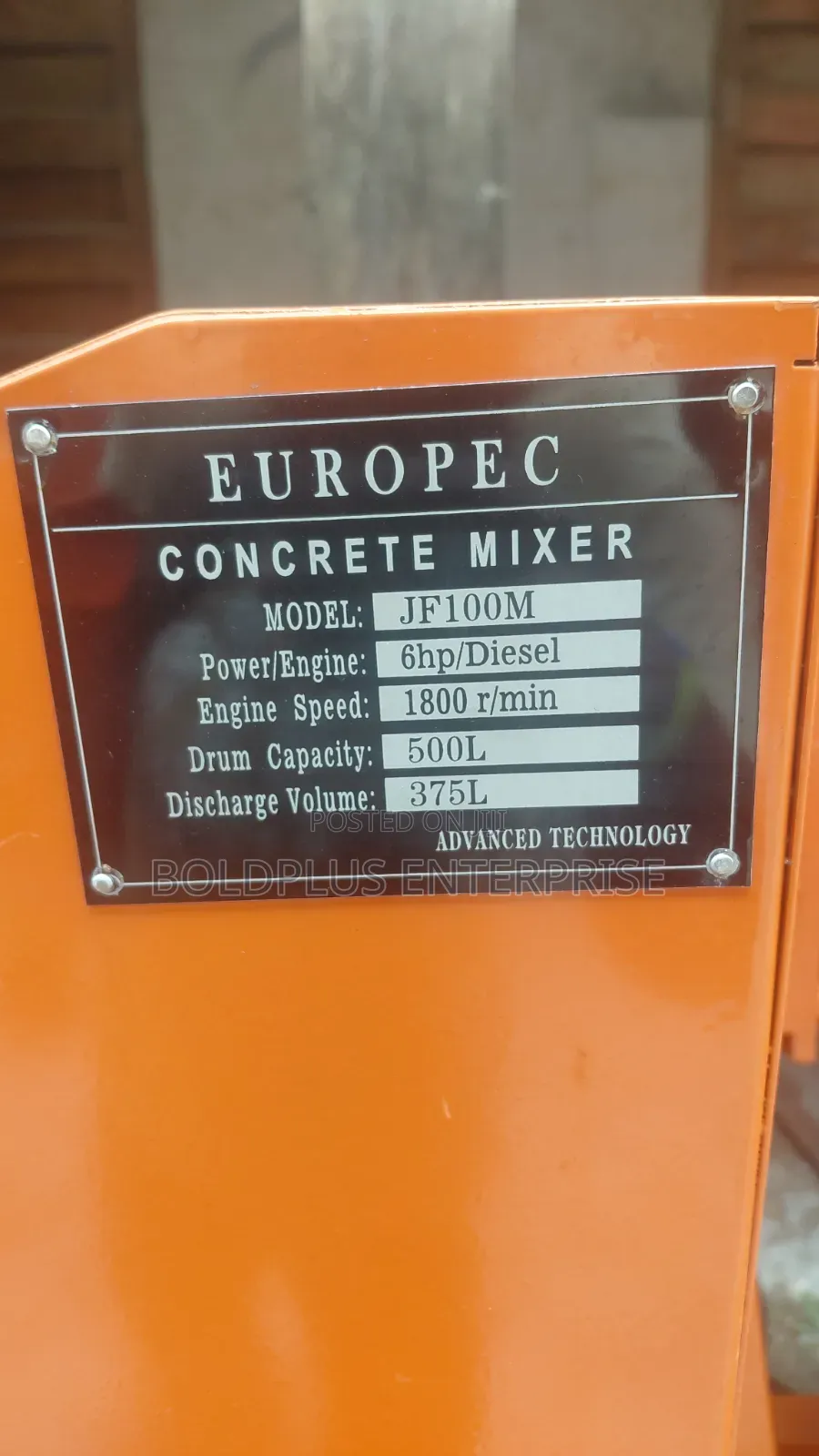 500L Concrete Power Mixer Machine