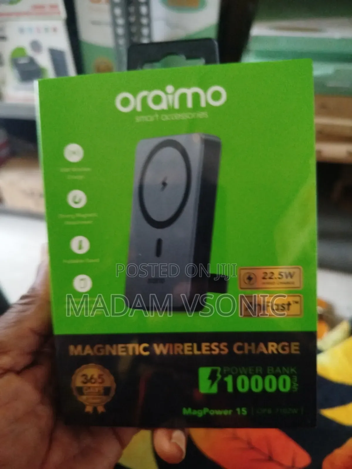 Oraimo Magnetic Wireless PowerBank Opb-7102
