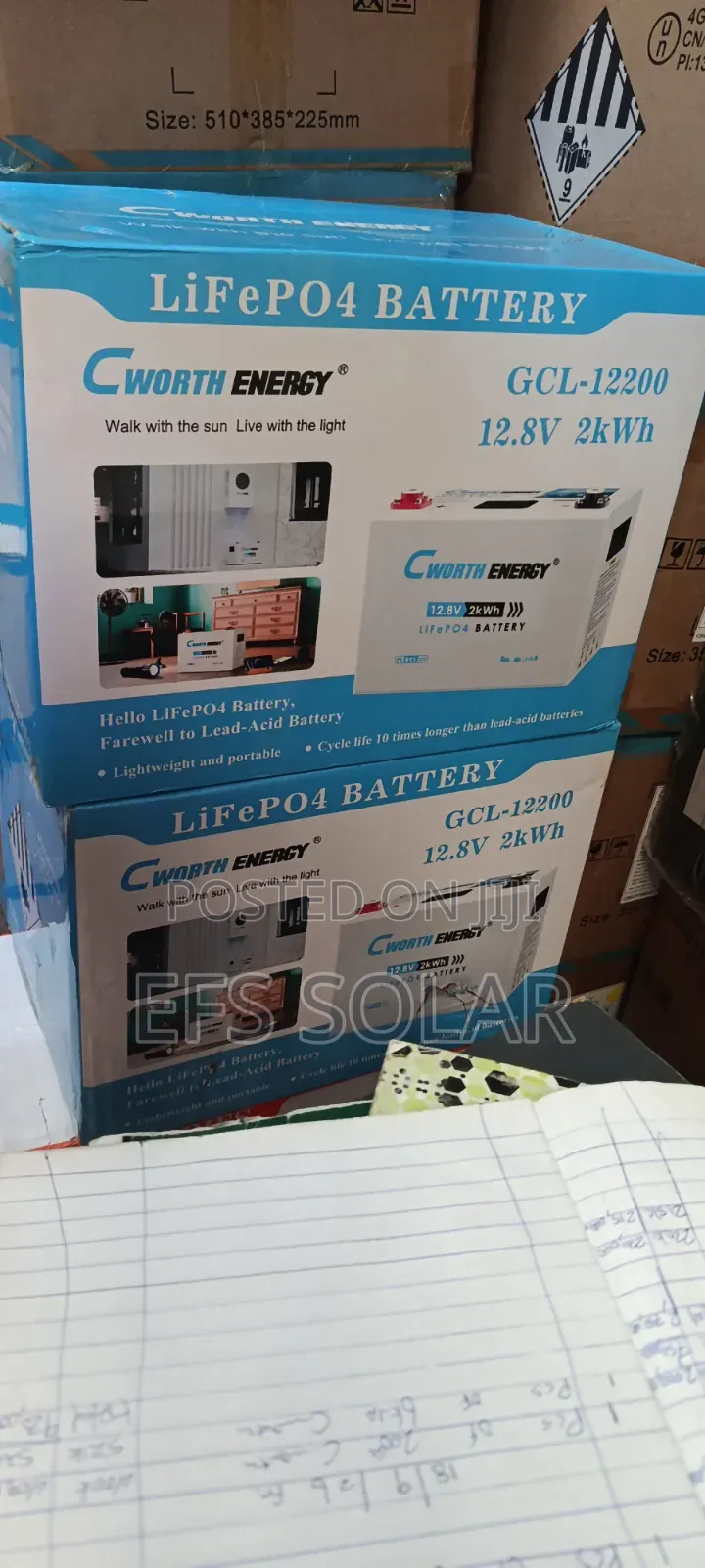 Cworth 2kWh 12.8V LiFePO4 Lithium Battery – GCL-12200