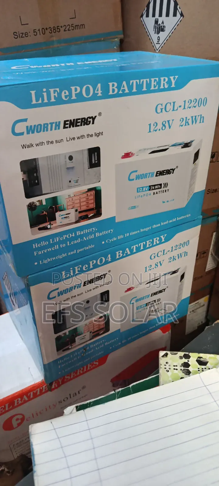 Cworth 2kWh 12.8V LiFePO4 Lithium Battery – GCL-12200